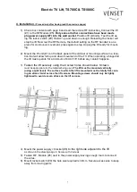 Preview for 7 page of Venset TS1000C Installation Instructions Manual