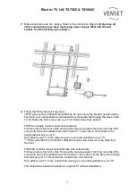 Preview for 8 page of Venset TS1000C Installation Instructions Manual