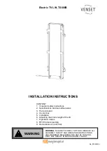 Preview for 1 page of Venset TS600B Installation Instructions Manual