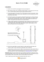 Предварительный просмотр 6 страницы Venset TS600B Installation Instructions Manual