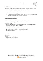 Предварительный просмотр 11 страницы Venset TS600B Installation Instructions Manual