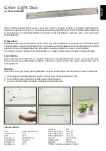 Preview for 9 page of Venso Grow light Duo 3E Manual