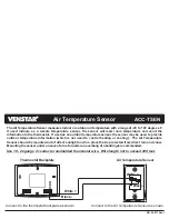 Venstar ACC-TSEN Specification предпросмотр