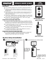 Venstar ACC0414REC Setup & Installation предпросмотр