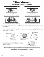 Preview for 4 page of Vent-a-Hood 300 CFM B100 Installation Instructions Manual