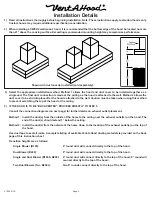 Preview for 3 page of Vent-a-Hood CWEH9 Installation Instructions Manual