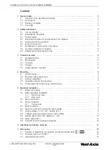 Preview for 2 page of Vent-Axia 103 14 120 Installation And Wiring Instructions