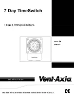 Vent-Axia 563515A Fitting & Wiring Instructions preview