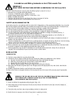 Preview for 2 page of Vent-Axia ATQ 400-14C Installation And Wiring Instructions