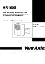 Vent-Axia HR100S Installation And Maintenance Instructions Manual preview