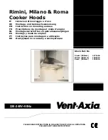 Preview for 1 page of Vent-Axia Milano Instruction On Mounting And Use Manual