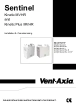 Vent-Axia Sentinel Kinetic B 438222 Installation & Commissioning Manual preview