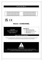 Vent-Axia SUNB3000BL Instruction Manual preview