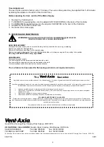 Preview for 4 page of Vent-Axia Vent-A-Light Lo-Carbon Series Installation And Wiring Instructions