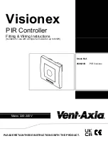 Vent-Axia Visionex Fitting & Wiring Instructions preview