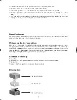 Preview for 9 page of Venta LW 14 Instructions For Use Manual