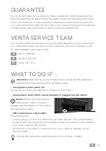 Preview for 33 page of Venta PROFESSIONAL HYBRID AH902 Operating Manual