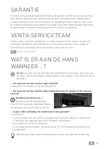 Preview for 63 page of Venta PROFESSIONAL HYBRID AH902 Operating Manual