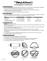 Preview for 3 page of VentAHood JCH/B1 Series Installation Instructions Manual