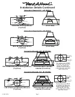 Preview for 5 page of VentAHood JCH/B1 Series Installation Instructions Manual