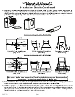 Предварительный просмотр 4 страницы VentAHood JDIH ISLAND Installation Instructions Manual