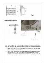 Предварительный просмотр 3 страницы Ventair PRO-V Slimline VSLF100 Installation And Wiring Instructions