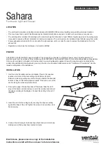 Предварительный просмотр 3 страницы Ventair Sahara Installation Instructions