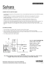 Предварительный просмотр 4 страницы Ventair Sahara Installation Instructions