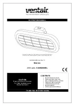 Ventair SUNB2000BL Instruction Manual предпросмотр