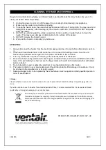 Предварительный просмотр 8 страницы Ventair SUNB2000BL Instruction Manual