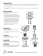 Предварительный просмотр 2 страницы Ventamatic H1025 Operating Instructions