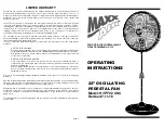 Preview for 1 page of Ventamatic MAXX AIR HVPF 22 OSC Operating Instructions