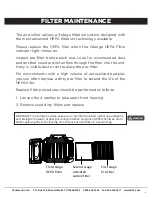 Preview for 6 page of Ventamatic QuFRESH AS1000WHT Owner'S Manual