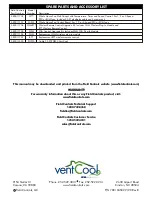 Preview for 8 page of VentCool WTT Installation And User Manual