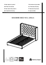 Preview for 1 page of Vente Unique MASSIMO BED Assembly Instructions Manual