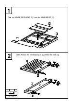 Preview for 6 page of Vente Unique MASSIMO BED Assembly Instructions Manual