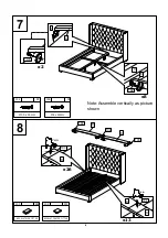 Preview for 9 page of Vente Unique MASSIMO BED Assembly Instructions Manual