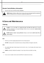 Preview for 18 page of Vente Unique NEVADO Owner'S Manual