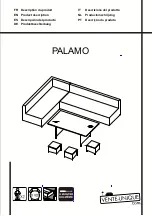 Preview for 1 page of Vente Unique PALAMO Assembly Instructions Manual