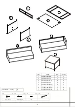 Preview for 5 page of Vente Unique PALAMO Assembly Instructions Manual