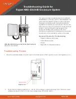 Ventev Rajant KM3-ES-2450 Troubleshooting Manual предпросмотр