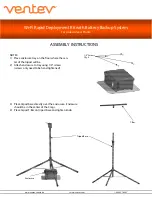 Preview for 2 page of Ventev TerraWave Rapid Deployment Kit with Battery Backup System Assembly Instructions