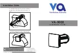 Preview for 1 page of Ventilators Australia VA-5002 Installation Manual