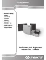 Ventis twinfresh solar SA-60 User Manual предпросмотр