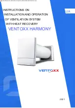 VENTOXX HARMONY Installation & Operation Instructions preview