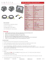 Preview for 1 page of VENTRA RVM-2XC460 Installation Manual