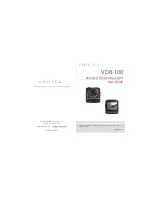 VENTRA VDR-100 User Manual preview