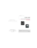 Предварительный просмотр 1 страницы VENTRA VDR-100 User Manual