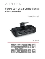 VENTRA VDR-760 User Manual preview