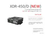 VENTRA XDR-450/D User Manual preview